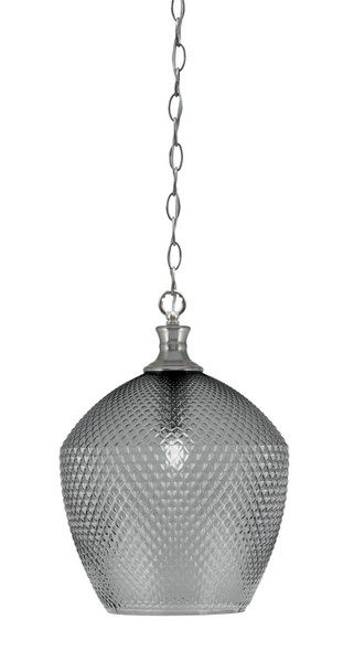 Toltec Lighting - 95-BN-4222 - One Light Pendant - Zola - Brushed Nickel
