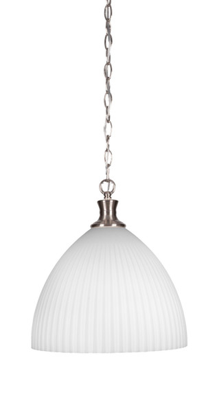 Toltec Lighting - 95-BN-4691 - One Light Pendant - Carina - Brushed Nickel