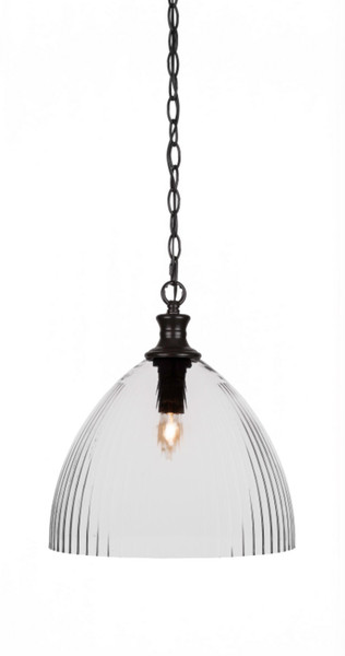 Toltec Lighting - 95-MB-4690 - One Light Pendant - Carina - Matte Black