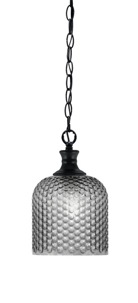 Toltec Lighting - 96-MB-4912 - One Light Pendant - Zola - Matte Black
