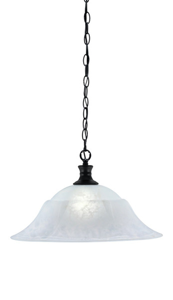 Toltec Lighting - 96-MB-53815 - One Light Pendant - Chain - Matte Black