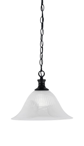 Toltec Lighting - 96-MB-5831 - One Light Pendant - Chain - Matte Black