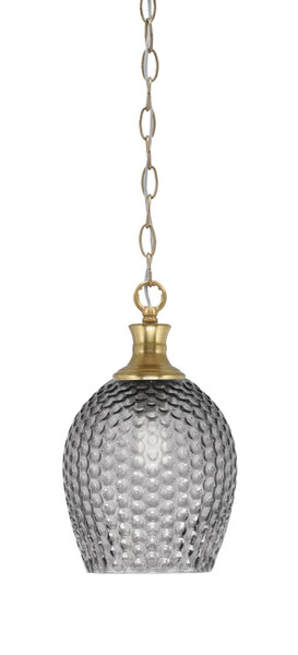 Toltec Lighting - 96-NAB-4902 - One Light Pendant - Zola - New Age Brass