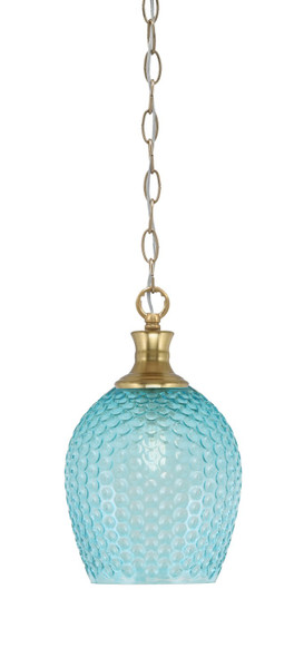 Toltec Lighting - 96-NAB-4905 - One Light Pendant - Zola - New Age Brass