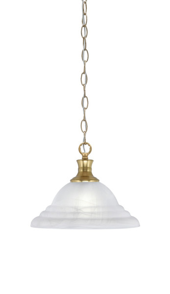 Toltec Lighting - 96-NAB-5931 - One Light Pendant - Chain - New Age Brass