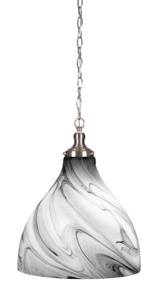 Toltec Lighting - 97-BN-4749 - One Light Pendant - Juno - Brushed Nickel