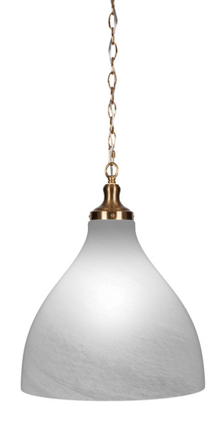 Toltec Lighting - 97-NAB-4741 - One Light Pendant - Juno - New Age Brass