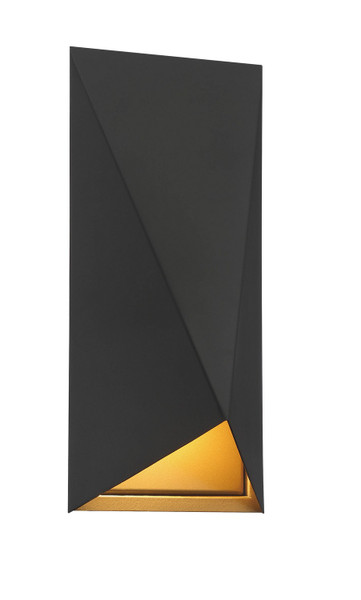George Kovacs - P1621-764-L - LED Wall Sconce - Peekaboo - Sand Coal With Sand Gold Highlights