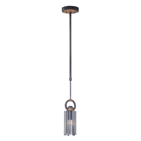 Kalco - 2540GB - One Light Mini Pendant - Foster - Grecian Bronze
