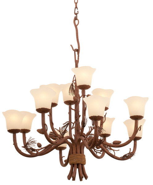 Kalco - 5042PD/1255 - 12 Light Chandelier - Ponderosa - Ponderosa