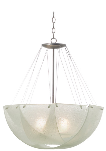 Kalco - 5098SN - Three Light Pendant - Cirrus - Satin Nickel