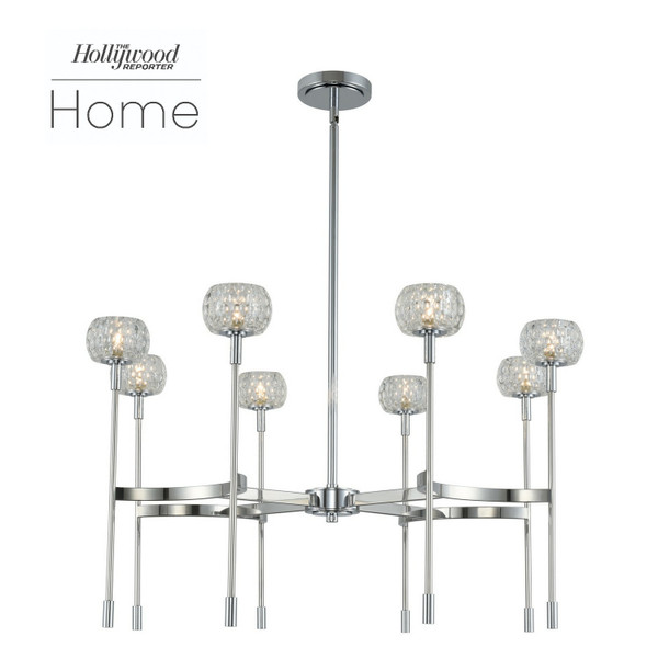 Kalco - 511672CH - LED Chandelier - Mae - Chrome