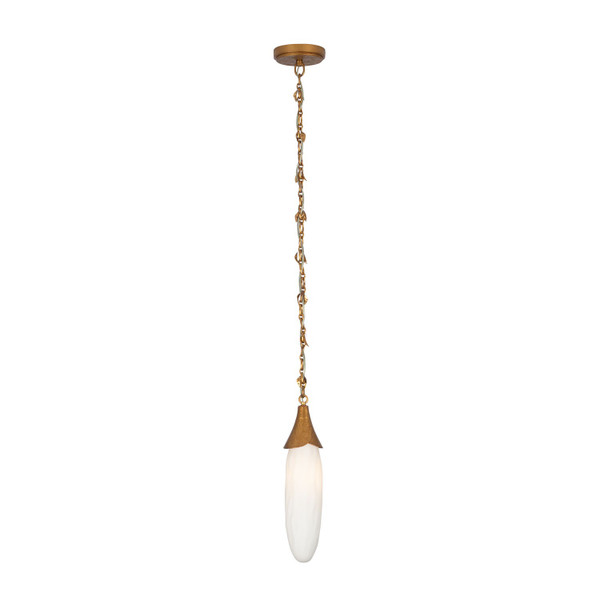 Kalco - 523911WGL - One Light Pendant - Bougainvillea - Warm Gold