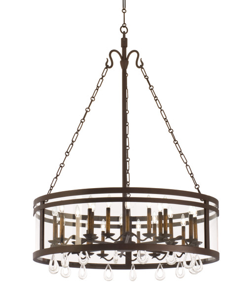 Kalco - 5799BZ - 24 Light Chandelier - Morris - Bronze