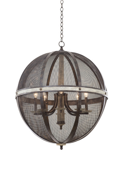 Kalco - 7043FG - Eight Light Chandelier - Coronado - Florence Gold