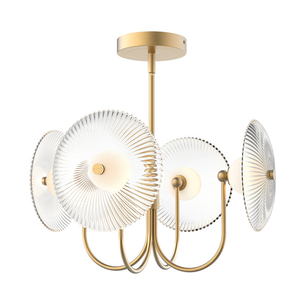 manufacturer_finish:Brushed Gold/Clear Ribbed Glass|manufacturer_glass:Clear Ribbed Glass + Matte Opal Glass
