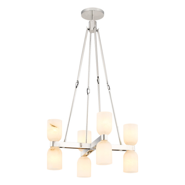 manufacturer_finish:Polished Nickel/Alabaster|manufacturer_glass:Alabaster Shade|crystal:Unspecified