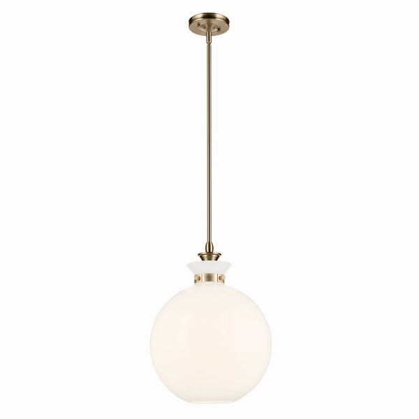 Kichler - 52779CPZ - One Light Pendant - Laria - Champagne Bronze