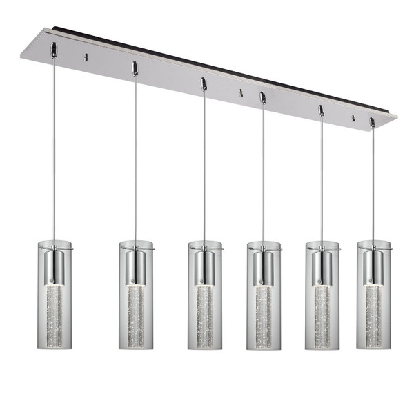 Kuzco Lighting - MP4401CH-06 - LED Pendant - Champagne - Chrome