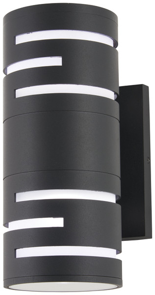 George Kovacs - P1761-066-L - LED Wall Sconce - Groovin - Sand Coal Black