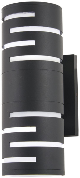 George Kovacs - P1762-066-L - LED Wall Sconce - Groovin - Sand Coal Black