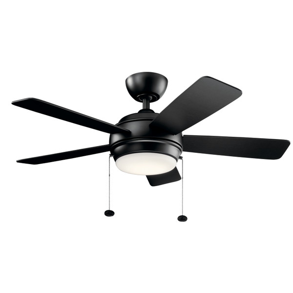 Kichler - 330171SBK - 42Ceiling Fan - Starkk - Satin Black