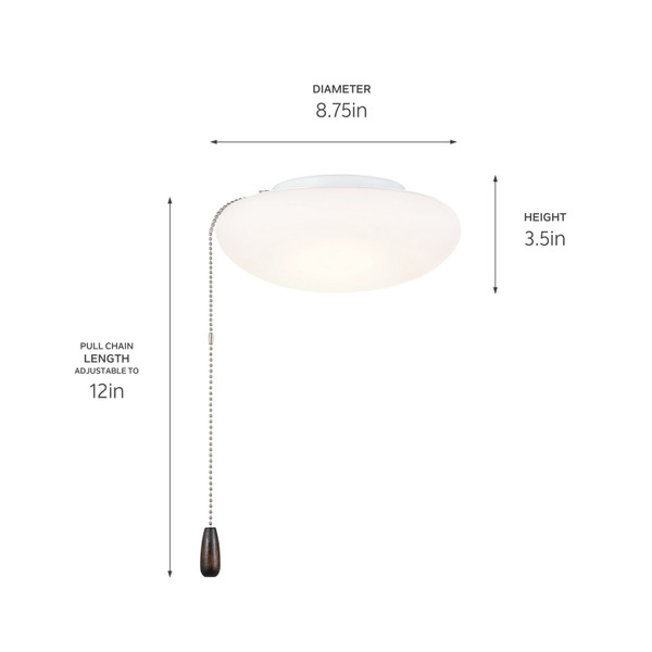 Kichler - 380941 - LED Fan Light Kit - White