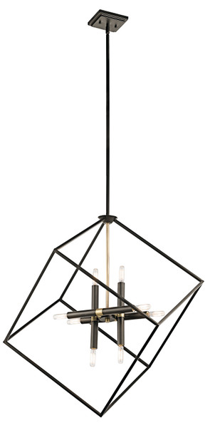 Kichler - 42526OZ - Eight Light Chandelier - Cartone - Olde Bronze
