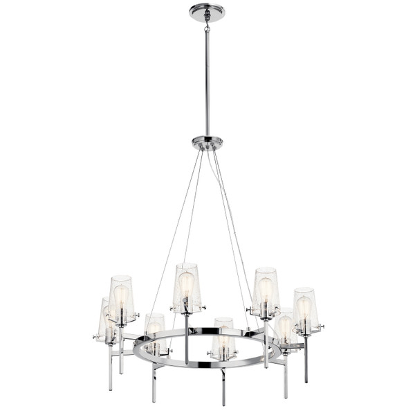Kichler - 43695CH - Eight Light Chandelier - Alton - Chrome
