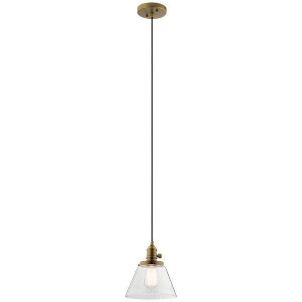 Kichler - 43851NBR - One Light Mini Pendant - Avery - Natural Brass