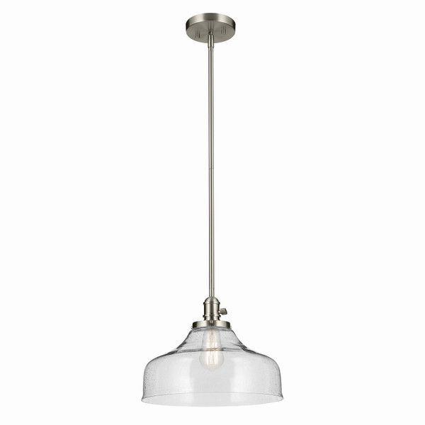Kichler - 43906NI - One Light Pendant - Avery - Brushed Nickel