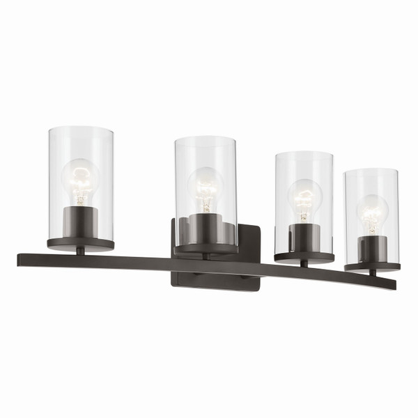 Kichler - 45498OZCLR - Four Light Bath - Crosby - Olde Bronze