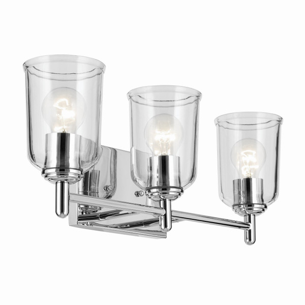 Kichler - 45574CHCLR - Three Light Bath - Shailene - Chrome