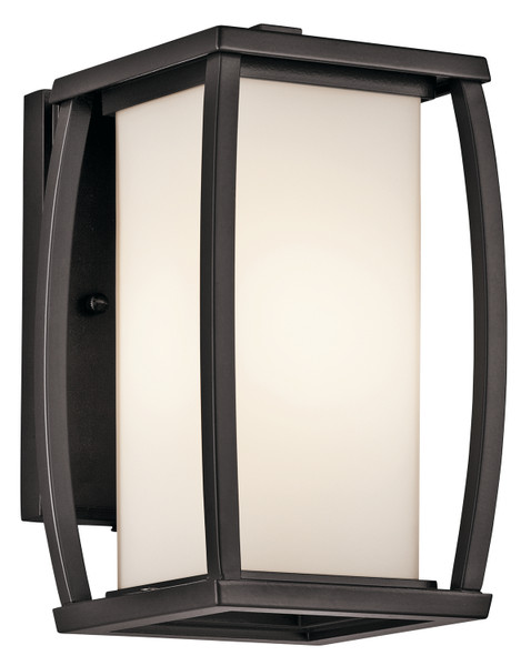 Kichler - 49336AZ - One Light Outdoor Wall Mount - Bowen - Architectural Bronze