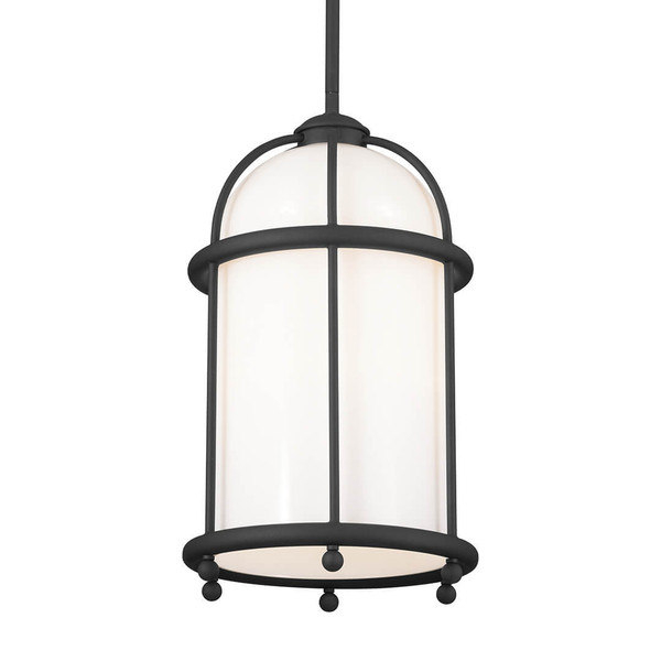 Kichler - 52464BKT - One Light Pendant - Topiary - Textured Black