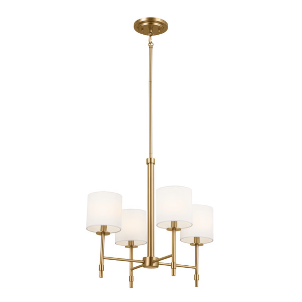 Kichler - 52504BNB - Four Light Chandelier - Ali - Brushed Natural Brass