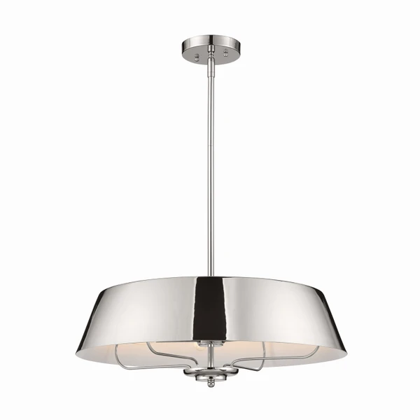 Kichler - 52543PN - Four Light Pendant/Semi Flush - Luella - Polished Nickel