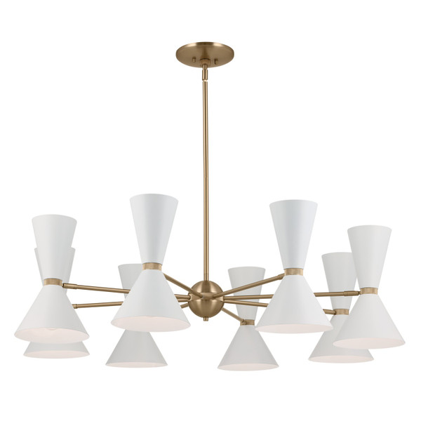 Kichler - 52567CPZWH - 16 Light Chandelier - Phix - Champagne Bronze