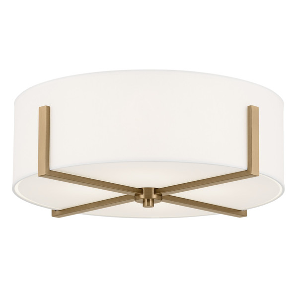 Kichler - 52594CPZ - Four Light Flush Mount - Malen - Champagne Bronze