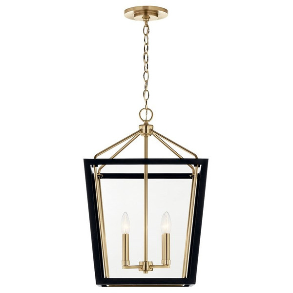 Kichler - 52620CPZBK - Four Light Foyer Pendant - Delvin - Champagne Bronze