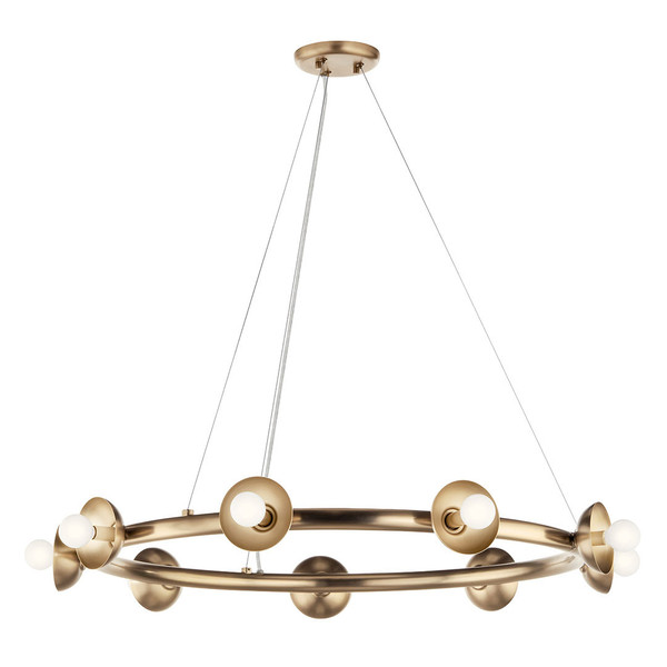 Kichler - 52642CPZ - Nine Light Chandelier - Palta - Champagne Bronze