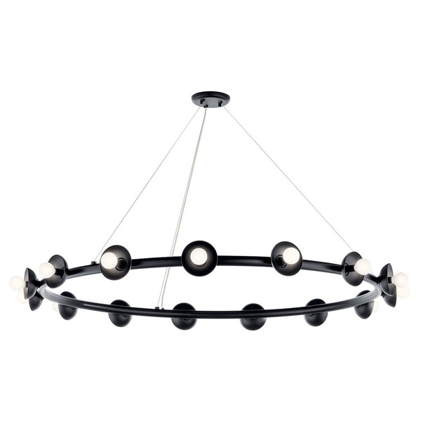 Kichler - 52644BK - 15 Light Chandelier - Palta - Black