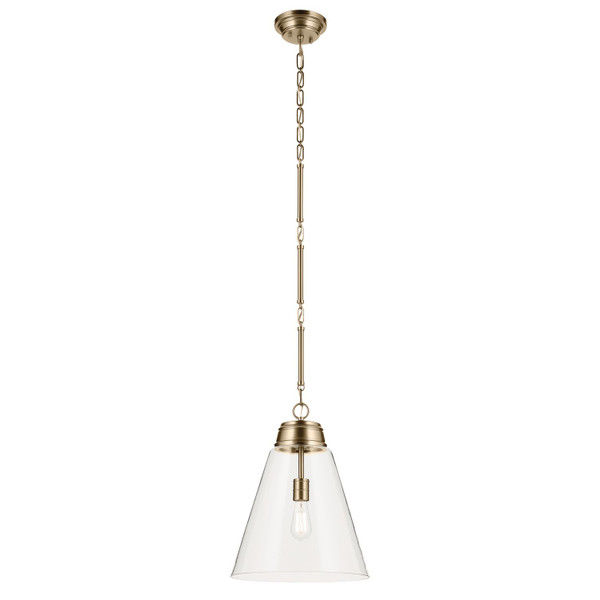 Kichler - 52662CPZCLR - One Light Pendant - Marsailli - Champagne Bronze
