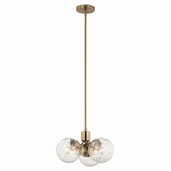 Kichler - 52700CPZ - Three Light Chandelier/Semi Flush - Silvarious - Champagne Bronze