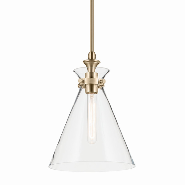Kichler - 52774CPZCLR - One Light Pendant - Laria - Champagne Bronze