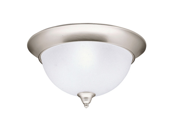 Kichler - 8065NI - Three Light Flush Mount - Dover - Brushed Nickel