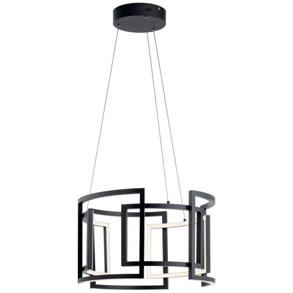 Kichler - 84133 - LED Chandelier - Melko - Black