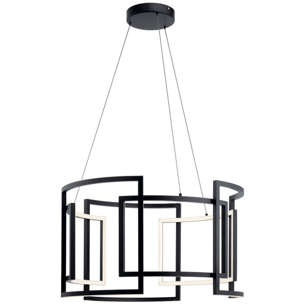 Kichler - 84134 - LED Chandelier - Melko - Black