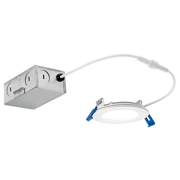 Kichler - DLSL03R2790WHT - LED Downlight - Direct To Ceiling Slim - Textured White