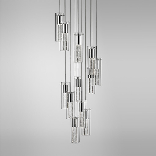 Kuzco Lighting - PD4412-CH-14 - LED Pendant - Champagne - Chrome